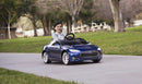 Blue Radio Flyer Mini Tesla Model S for Kids with Charger and Battery, Brand New