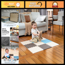 Cozy Foam Play Mat - Versatile Tiles for Crawling and Growth