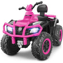 24V Pink 4WD Off-Road ATV for Two Big Kids