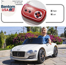 White Bentley Licensed Electric Kid Car with Parental Remote Control
