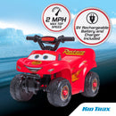 Kid Trax Disney Cars Quad Ride-On Toy for Toddlers Aged 1.5 to 3 Years, 6 Volt Battery