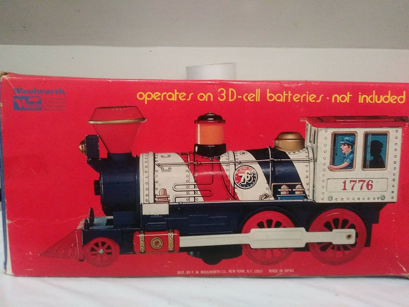 Spirit of 76 Battery Operated Train Engine with Original Box