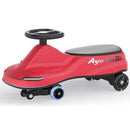 AYO BEBI 12V Electric Wiggle Car with Anti-Lost Tracker, 3 Speed Settings, and Music