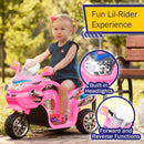 Child's Pink Electric Bicycle - Suitable for Ages 3-6