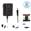 12V Power Adapter for Kids Ride-On Car Toys with 500mA Output and Barrel Plug LED