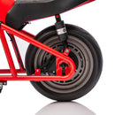 300W Kids Electric Motorcycle with Hub Motor, Dual Suspension, and LED Music