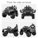 12V Electric Ride-On Jeep Power Wheel Truck Toy Car for Children with Remote Control