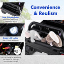 12V Remote-Controlled Kids Truck with Safety Belt, Slow Start, and Rear Storage