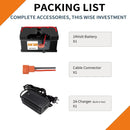 24V 7Ah Lightweight Ride-On Car Battery with 2A Charger for Enduring Performance