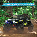 Children's Electric Truck with 2.4G Remote and 12V Battery in Sleek Black