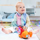 Musical Light-Up Crawling Crab and Snail Tummy Time Baby Toy