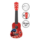 Lexibook My First Guitar featuring Miraculous Ladybug design, 21’’ with 6 nylon strings for kids