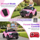 RAM 3500 Electric Ride-On Toy with Remote, LED Lights, Music, and Horn