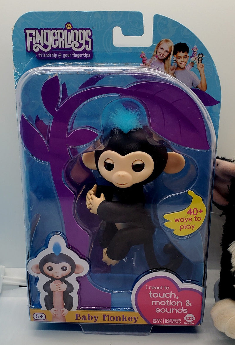 Interactive Fingerlings Baby Monkey and Unicorn Toy Lot Vintage Furby 2016 Collection