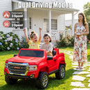 36V 4WD Electric Pickup Truck for Kids with 4 Motors and 7AH Battery