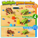 Dinosaur Remote Control Cars for Kids Ages 3-5, 12 Fun Features in One Toy