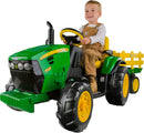 Peg Perego John Deere Ground Force 12 Volt Extra-Large Ride-On Tractor with Trailer