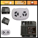 Electric Ride-On Car Remote Control Kit for Kids - 12V Bluetooth Receiver & Accessories