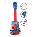 Lexibook Spider-Man 21'' Wooden Guitar with 6 Nylon Strings for Beginners