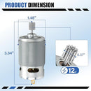 12V Gearbox Motor for Peg Perego Children's Ride-On Vehicle