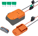 Ridgid 18V Battery Adapter for Power Wheels with Built-in Fuse Protection