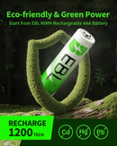 EBL 8 Count AAA NiMH Rechargeable Battery Set
