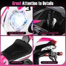 Mini Electric Motorcycle for Kids with LED Lights and 6V Battery Power