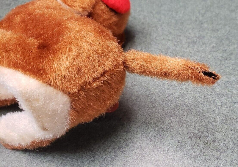 Vintage 1960s Working Wind-Up Acrobat Puppy Toy in Box