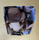 Animated Plush Red Dancing Hamster - Country Boy Edition 2003