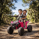 Pink Electric ATV Ride-On Car Toy for Girls Aged 3-8 Years