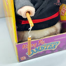 2001 Gemmy Kung Fu Fighting Hamster with Nunchucks in Black Gi