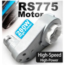24V RS775 Gearbox Motor 280W 360RPM for Ride-On Car with 12mm Shaft