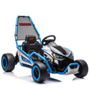 24V 400W Children's Electric Drift Go-Kart with Roll Cage, Safety Harness, and Bluetooth