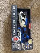 Police Air Unit Playset with Helicopter and Cruiser, Ages 3+