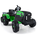 Kids' 24V Electric Tractor with Removable Trailer, Remote Control, and Music