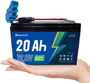 12V 20Ah LiFePO4 Power Pack for Peg Perego John Deere Tractors