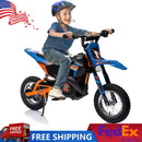 High-Speed 24V Electric Dirt Bike for Kids with Leather Seat