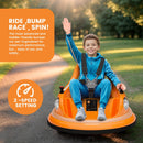 Electric 12V 360° Spin Bumper Car for Kids