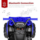 12V Electric ATV Ride-On Quad Car for Kids with Bluetooth, LED Lights, and 3.7mph Speed