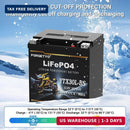 900A LiFePO4 Lithium Motorcycle Battery - 12V 12AH for ATV, UTV, Jet Ski