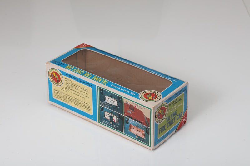 Vintage Japanese Friction-Powered Talking Police Car Toy
