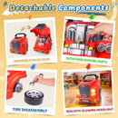 Engaging Truck Engine Playset with Detachable Parts - Lights and Sounds for Ages 3-5
