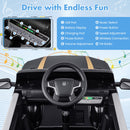 12V Battery-Powered Police Car Ride-On with Remote Control for Kids