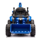 24V Electric Ride-On Tractor Toy for Kids with Versatile 4-in-1 Attachments