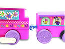 Minnie Mouse Electric Ride-On Train with Track, Storage Compartment, Music, and Lights