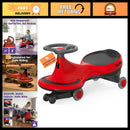 Wiggle Ride-On Car for Children, Pedal-Free and Battery-Free, Safe for Indoor and Outdoor Fun, Ages 3+