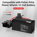 12AWG Battery Connector Wire Harness for 12V Fisher Price Ride-On Toys