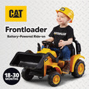 Kid Trax 6V CAT Frontloader Ride-On Vehicle for Toddlers Aged 18-36 Months