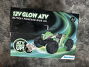 Kid Trax 12V Green Glow ATV Ride-On with LED Lights for Ages 3-5