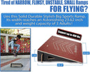 Kids Jumping Ramp for Skateboard, Bike, Scooter, BMX, RC Car and Dirt Bike, 25.2